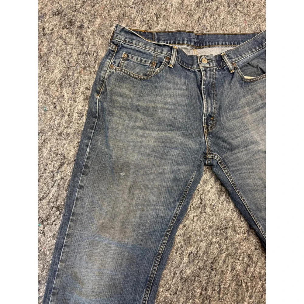 Levis 559 Relaxed Straight Mens Blue Denim Jeans 38x34 Medium Wash Classic